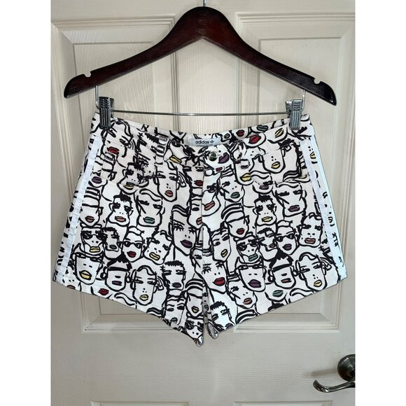 NEW ADIDAS ORIGINALS WOMENS FIORUCCI "FACES" TREFOIL TRACK JACKET Set~ MEDIUM - Picture 12 of 12